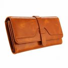 Kattee Vintage Women's RFID Blocking Genuine Leather Trifold Wallet (Bro