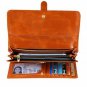 Kattee Vintage Women's RFID Blocking Genuine Leather Trifold Wallet (Bro