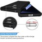 Google Pixel 3 XL Car Case ShockAbsorption AntiSlip Embedded Metal Plate Black