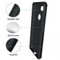 Google Pixel 3 XL Car Case ShockAbsorption AntiSlip Embedded Metal Plate Black