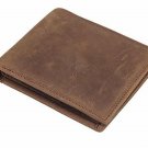 Polare Men's RFID Blocking Vintage Italian Genuine Leather Slim Bifold Walle