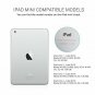 iPad Mini Keyboard Case Vivefox Wireless Bluetooth Folio Smart Keyboard PU Lea