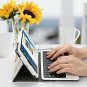 iPad Mini Keyboard Case Vivefox Wireless Bluetooth Folio Smart Keyboard PU Lea