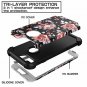 iPhone 6s Plus Case Hybrid Heavy Duty High Impact Resistant Hybrid Cover Black