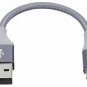 AmazonBasics Double Braided Nylon Lightning to USB A Cable, Advanced Collection
