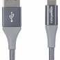 AmazonBasics Double Braided Nylon Lightning to USB A Cable, Advanced Collection