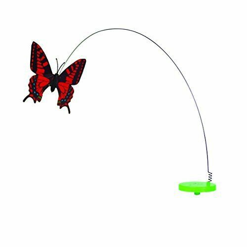 Pet Zone Fly Interactive Cat Toy Replacement Butterfly Lifelike Durable