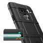 LG V40 Case Protective Cover Soft TPU Anti Drop Anti Shock Anti Finger Black