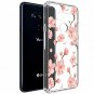 LG V40 Case AntiScratch Shockproof Hard Back Lightweight Crystal Clear Flower