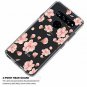 LG V40 Case AntiScratch Shockproof Hard Back Lightweight Crystal Clear Flower