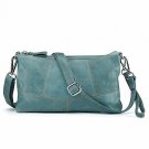 Lecxci Womens Small Leather Crossbody Bag, Zipper Clutch Phone Wallet Purse for