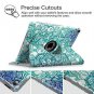 iPad Pro 10.5 Case with Built-in Pencil Holder Auto Sleep / Wake 360 Rotating