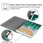 iPad Pro 10.5 Case with Built-in Pencil Holder Auto Sleep / Wake 360 Rotating