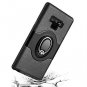 Samsung Galaxy Note 9 Case With Ring Holder Kickstand Shockproof Grip Black