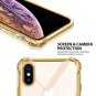 iPhone Xs Max Case PC Shock Absorption Hybrid Shockproof Slim Fit Cover Gold