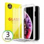 iPhone Xs Max Screen Protector 2018 3Pack 2.5D Curved Edge Tempered Glass New