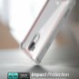 LG G7 Case Bumper Full Î’ody Rugged Built Iin Screen Protector Clear Back Pink
