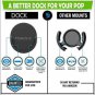 FSACLE Car Phone Mount, Pop Out Stand Car Mount Dashboard Sticker Phone Holder,E