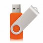 Aiibe 5pcs USB Flash Drive 4gb Pen Drive Thumb Drives 5 Colors: Black Red Yellow