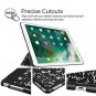 iPad Pro 12.9 Case Auto Wake / Sleep Lightweight Standing 2015 2017 Book Black