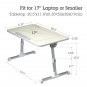 Avantree Adjustable Laptop Table, Portable Standing Bed Desk, Foldable Sofa Brea