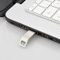 Aiibe 32GB USB Flash Drive Metal Thumb Drive USB Memory Stick Silver