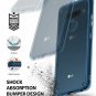 Ringke [Fusion] Compatible V40 Case, Clear Upgraded Transparent PC Back TPU Bump