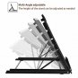 Light Box Pad Stand,Multifunction 7 Angle Points Skidding Prevented Tracing Ho