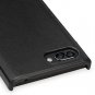 BlackBerry KEY2 Case Leather Snap Cover Precise Cuttings Durable Slim Fit Black