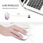 Wireless Optical Mouse Silent with Nano USB Receiver Travel Mouse Travel Mouse