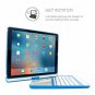 iPad Pro 12.9 2017/2015 Keyboard Snugg Blue Wireless Bluetooth Keyboard Case Cov