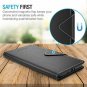 Google Pixel 2 XL Wallet Case Card Slot Side Pocket Magnetic PU Leather Black