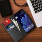 Google Pixel 2 XL Wallet Case Card Slot Side Pocket Magnetic PU Leather Black