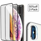 Screen Protector iPhone Xs Max 6.5-Inch [Full Coverage Tempered Glass + Camera L