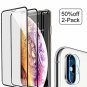 Screen Protector iPhone Xs Max 6.5-Inch [Full Coverage Tempered Glass + Camera L