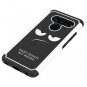LG V40 ThinQ Case Shock Absorption Dual Layer Heavy Duty Protection Black White