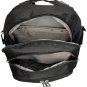 Backpack Fabric Polyester Large Tablet Computer Sleeve Padded Back Panel Black