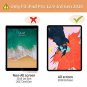 Infiland iPad Pro 12.9 2018 Case Shell Cover with Translucent Back Protector Com