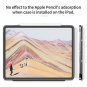 Infiland iPad Pro 12.9 2018 Case Shell Cover with Translucent Back Protector Com