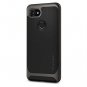 Google Pixel 2 XL Case Flexible Inner Shock Absorbent layer Hard Bumper Gunmetal