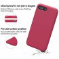 iPhone 8 Plus / iPhone 7 Plus Case Liquid Silicone Screen Protector Rose Red