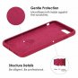 iPhone 8 Plus / iPhone 7 Plus Case Liquid Silicone Screen Protector Rose Red