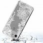 Google Pixel 3 Case, Pixel 3 Case, Huness TPU Grip Bumper and Clear Flower Trans