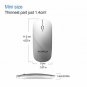Travel Portable Mini Wireless Mouse Bluetooth Slim Mobile Optional Thin Silver