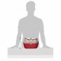 Pet Carrier Travel Well Ventilated Ridged Non-slip Floors Durable Red/Grey