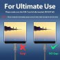 JSAUX USB Type C Cable2Pack 6.6FTUSBC to USB A Fast Charger Nylon Braided Cord c
