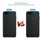 iPhone 7 Plus / iPhone 8 Plus Silicone Case Liquid Silicone Gel Rubber Slim Blac