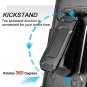 LG V40 Case, LG V40 ThinQ Case, Tevero Kickstand [Heavy Duty Protection] Hybrid