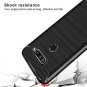 LG V40 ThinQ Case, Hanhua TC Carbon Fiber Pattern Slim Fit Shockproof TPU with T