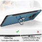 Hayder Galaxy Note 9 Case, Car Magnetic Kickstand 360 Degree Ring Holder Protect